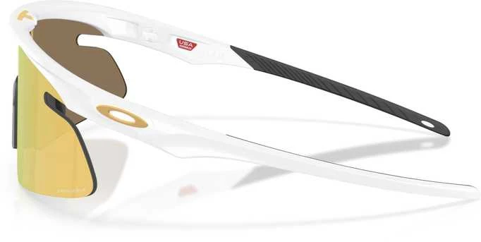 Oakley Rslv Lite baltas rėmelis, matinis profilinis vaizdas