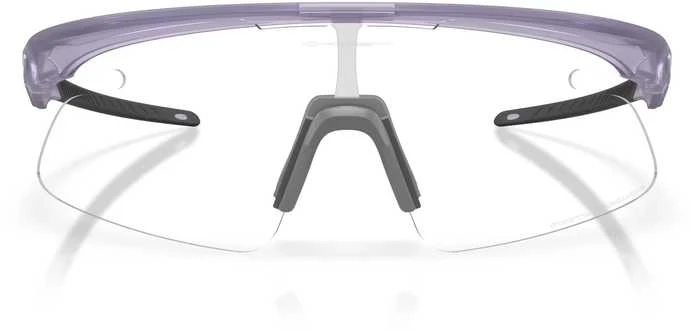OAKLEY RSLV LITE Matte Transparent Lilac/Clear to juodas iridium photochromic sportiniai akiniai