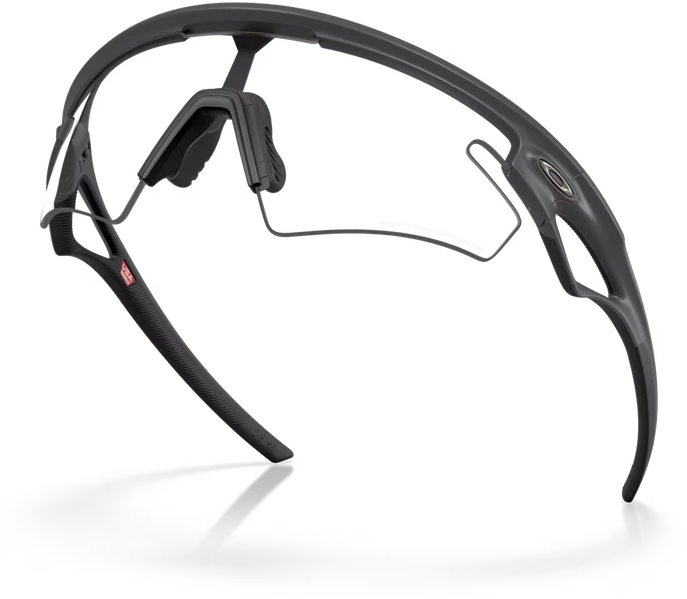 OAKLEY SPHAERA SLASH Carbon/Clear to juodas iridium photochromic sportiniai akiniai