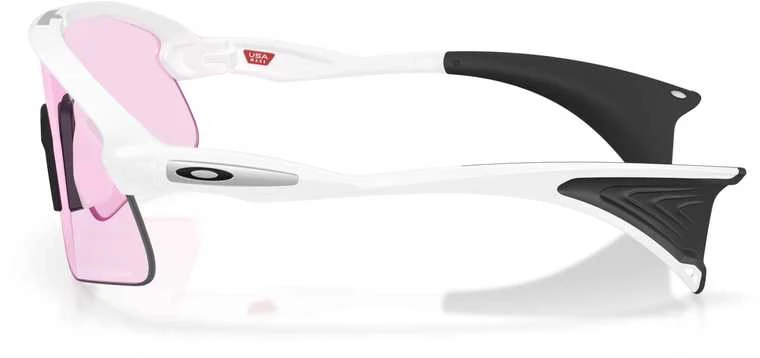 Oakley Stunt Devil akiniai – šoninis vaizdas su rožiniais stiklais