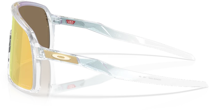 Oakley Sutro skaidrūs rėmeliai ir auksiniai Prizm lęšiai