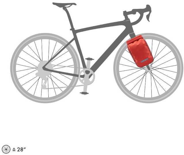 ORTLIEB FORK-PACK PLUS 5.8L dviračio rėmo/šakės krepšys