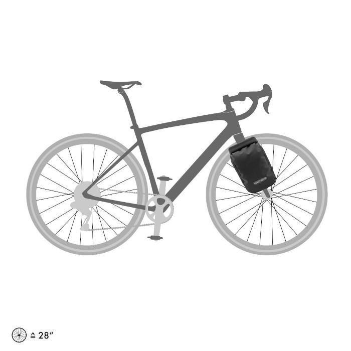 Krepšys Ortlieb Fork-Pack Plus Juodas