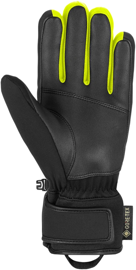 Reusch Jupiter Gore-Tex pirštinės, juodos su geltona
