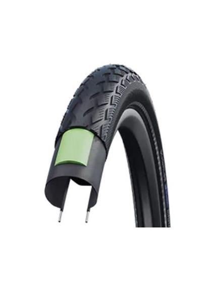 Padanga 28" Schwalbe Marathon HS 420 Perf Wired 47-622 / 28x1.75 Juodas-Reflex