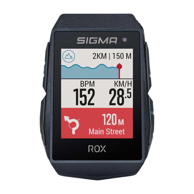 Sigma Sport ROX 11.1 Evo GPS dviračio kompiuteris, Juodas