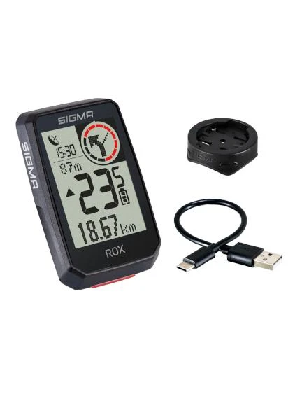 Sigma ROX 2.0 GPS dviračio kompiuteris, Baltas