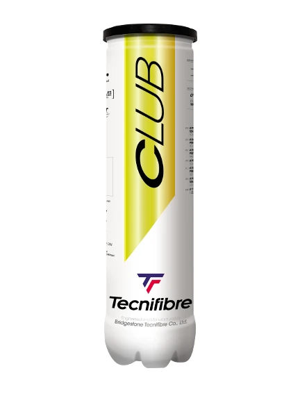 TECNIFIBRE CLUB (4) teniso kamuoliukai