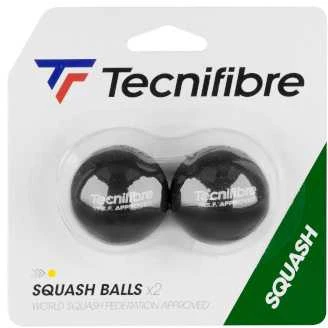 TECNIFIBRE Geltona Dot skvošo kamuoliukai