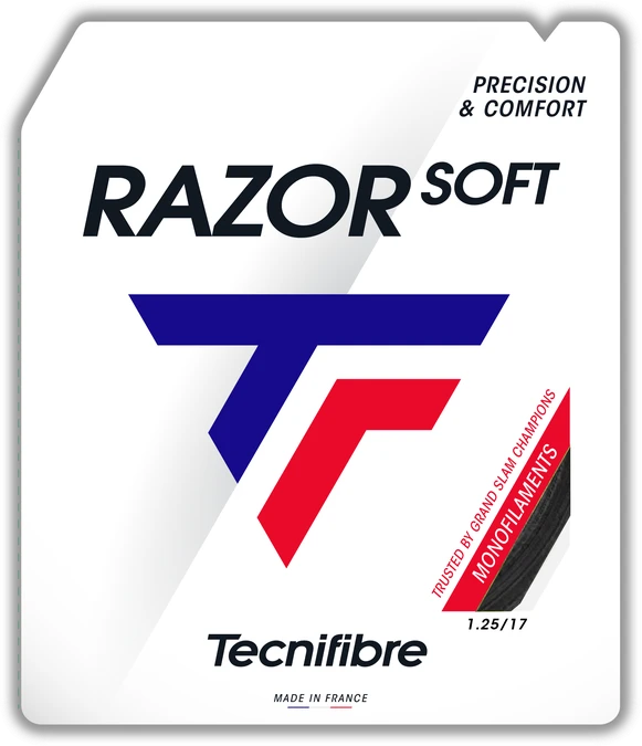 TECNIFIBRE RAZOR SOFT 1.25mm stygos teniso raketei