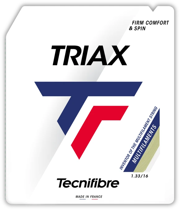 TECNIFIBRE TRIAX 16/1.33mm stygos teniso raketei
