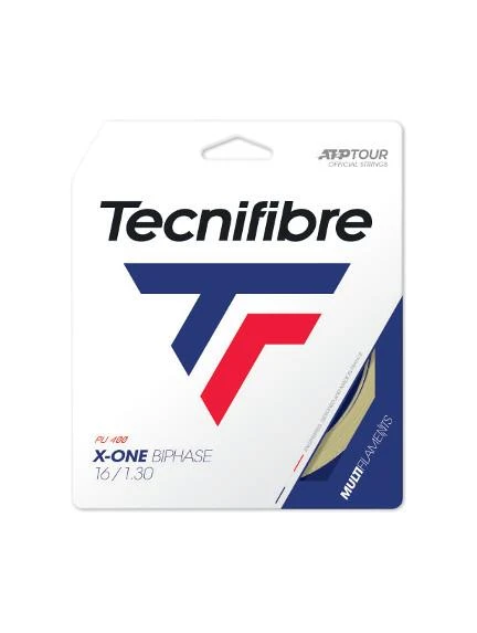 TECNIFIBRE X-ONE Biphase 16/1.30mm stygos teniso raketei