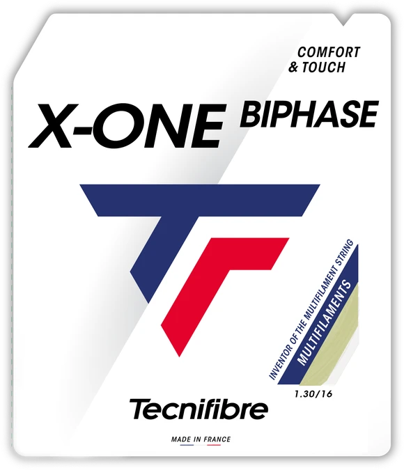TECNIFIBRE X-ONE Biphase 16/1.30mm stygos teniso raketei