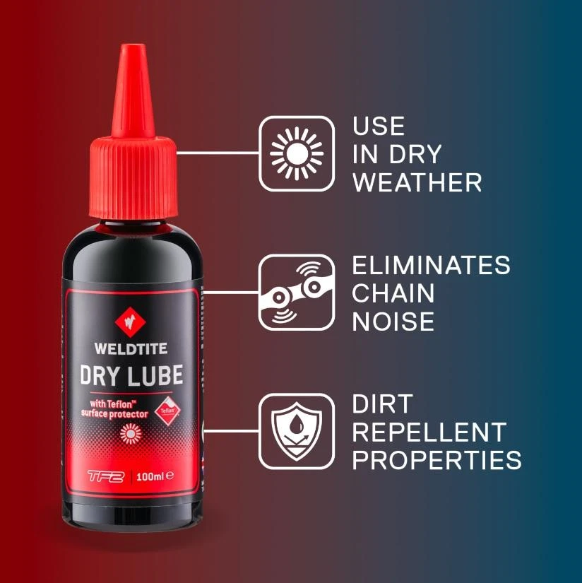 WELDTITE DRY dviračio grandinės alyva 100ml