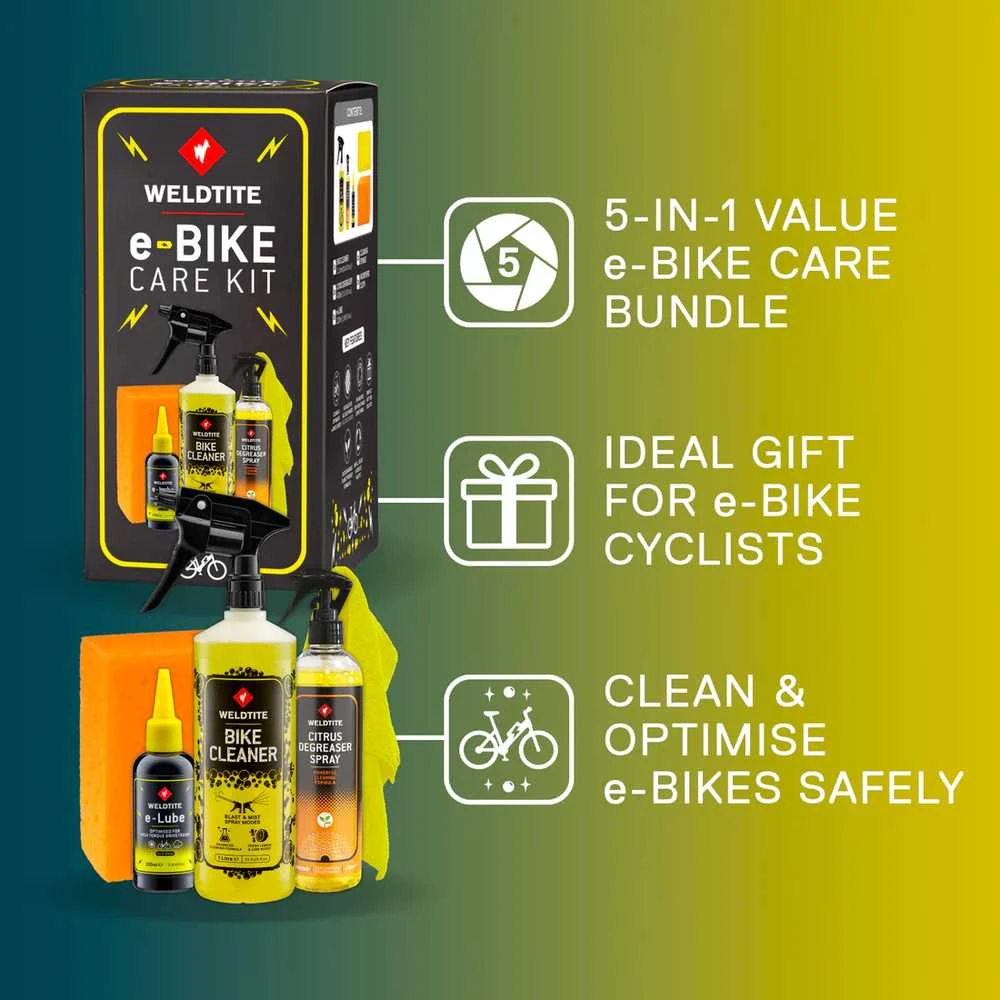 WELDTITE e-Bike dviračių priežiūros priemonių rinkinys