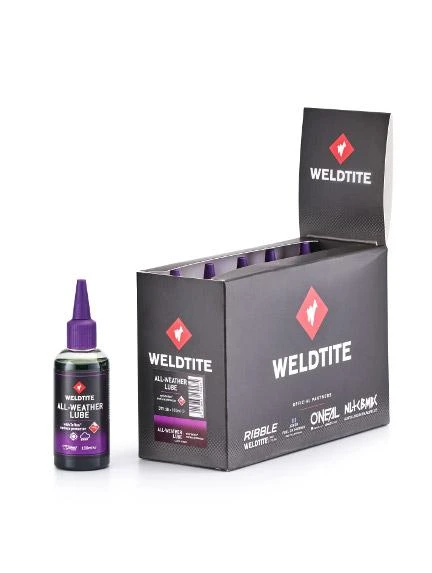 WELDTITE ALL-WEATHER dviračio grandinės alyva su teflonu visoms oro sąlygoms 100ml
