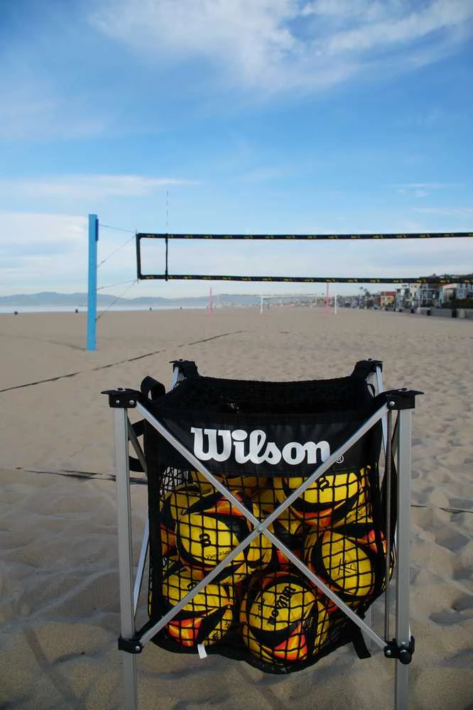 WILSON BEACH STAND UP CART tinklinio kamuolių vežimėlis paplūdimiui