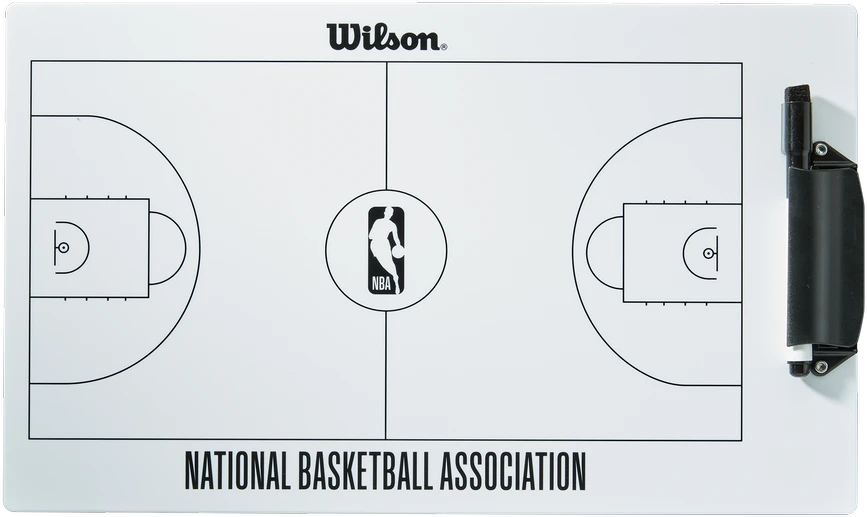 WILSON NBA COACHES DRY ERASE BOARD trenerio taktinių schemų lenta