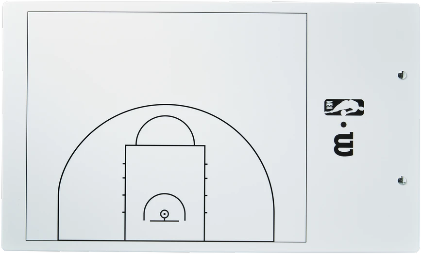 WILSON NBA COACHES DRY ERASE BOARD trenerio taktinių schemų lenta