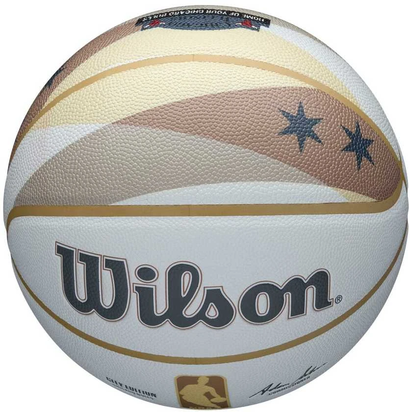 WILSON NBA TEAM CITY COLLECTOR CHICAGO BULLS krepšinio kamuolys