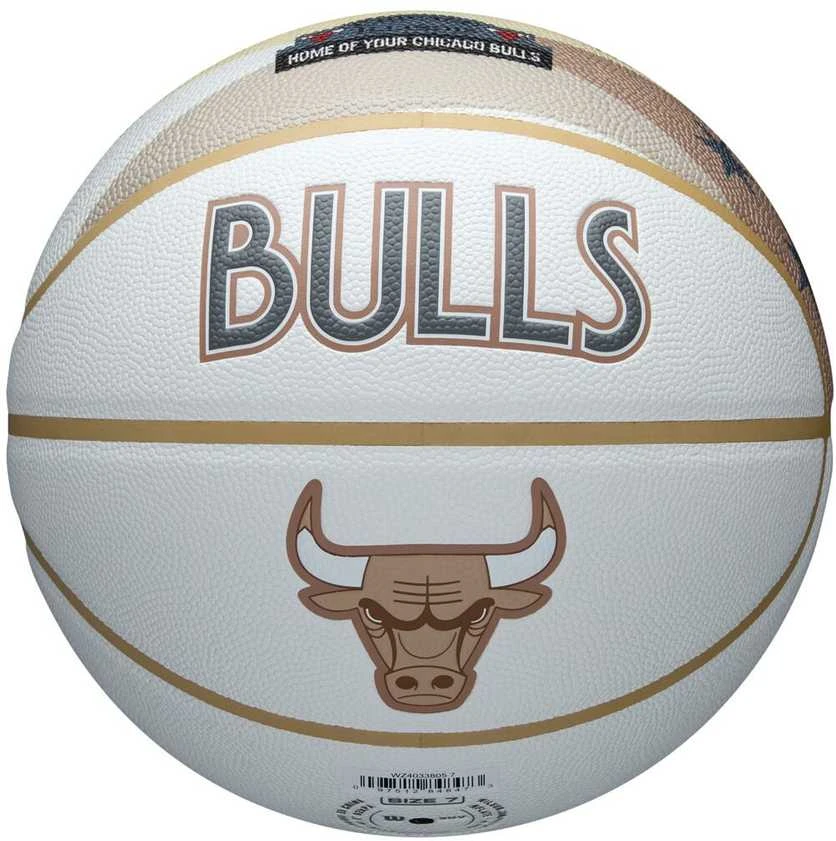 WILSON NBA TEAM CITY COLLECTOR CHICAGO BULLS krepšinio kamuolys