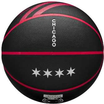 WILSON NBA TEAM CITY COLLECTOR CHICAGO BULLS krepšinio kamuolys (Dydis: 7)
