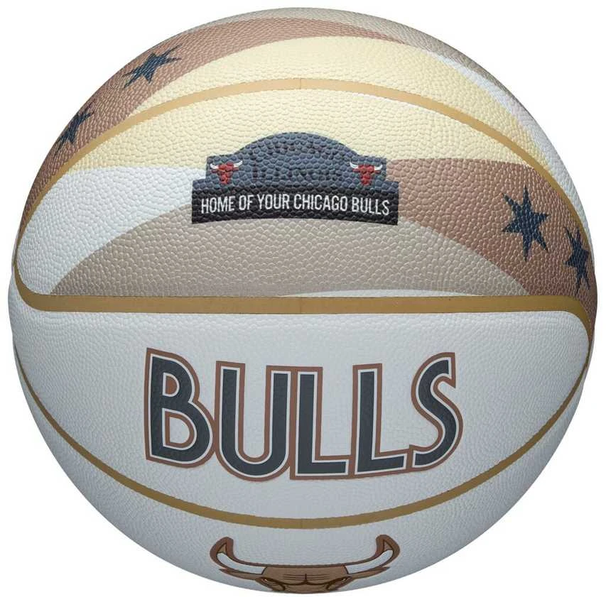 WILSON NBA TEAM CITY COLLECTOR CHICAGO BULLS krepšinio kamuolys