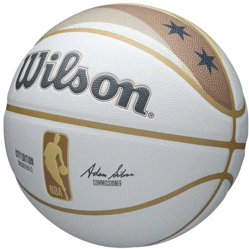 WILSON NBA TEAM CITY COLLECTOR CHICAGO BULLS krepšinio kamuolys