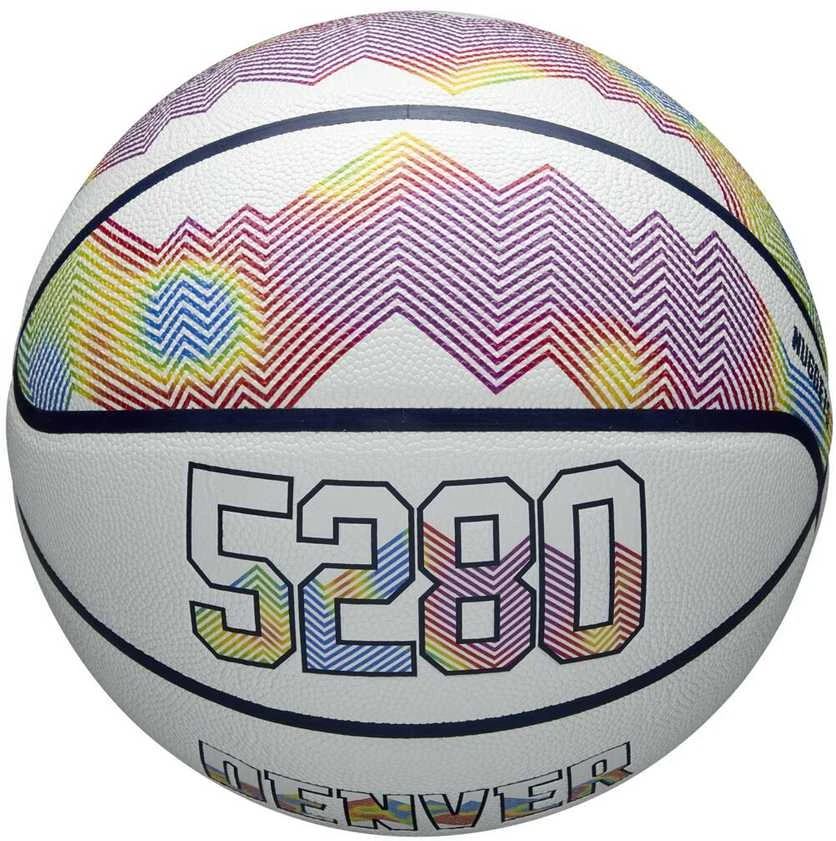 WILSON NBA TEAM CITY COLLECTOR DENVER NUGGETS krepšinio kamuolys