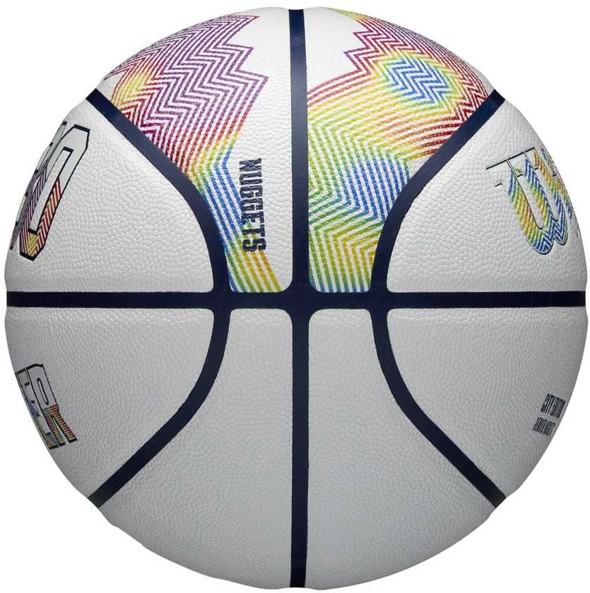 WILSON NBA TEAM CITY COLLECTOR DENVER NUGGETS krepšinio kamuolys