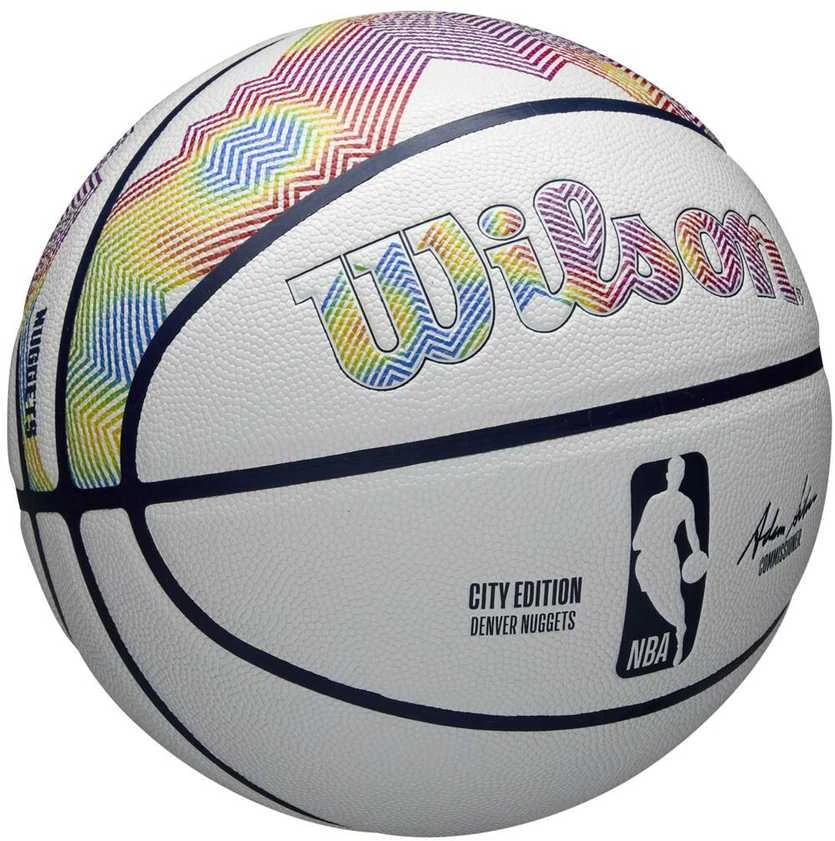WILSON NBA TEAM CITY COLLECTOR DENVER NUGGETS krepšinio kamuolys