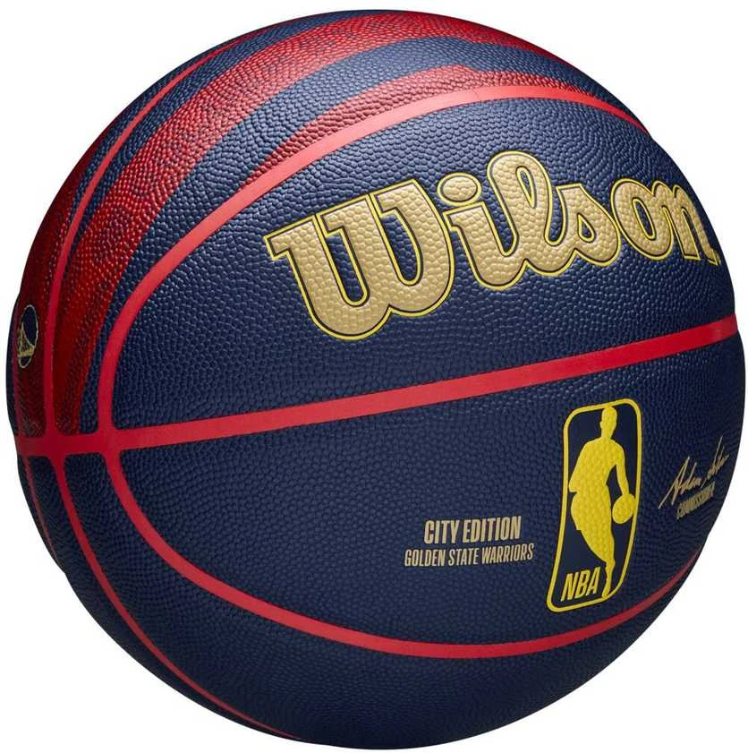 WILSON NBA TEAM CITY COLLECTOR GOLDEN STATE WARRIORS krepšinio kamuolys