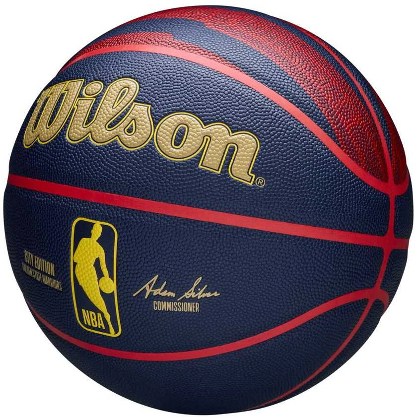 WILSON NBA TEAM CITY COLLECTOR GOLDEN STATE WARRIORS krepšinio kamuolys