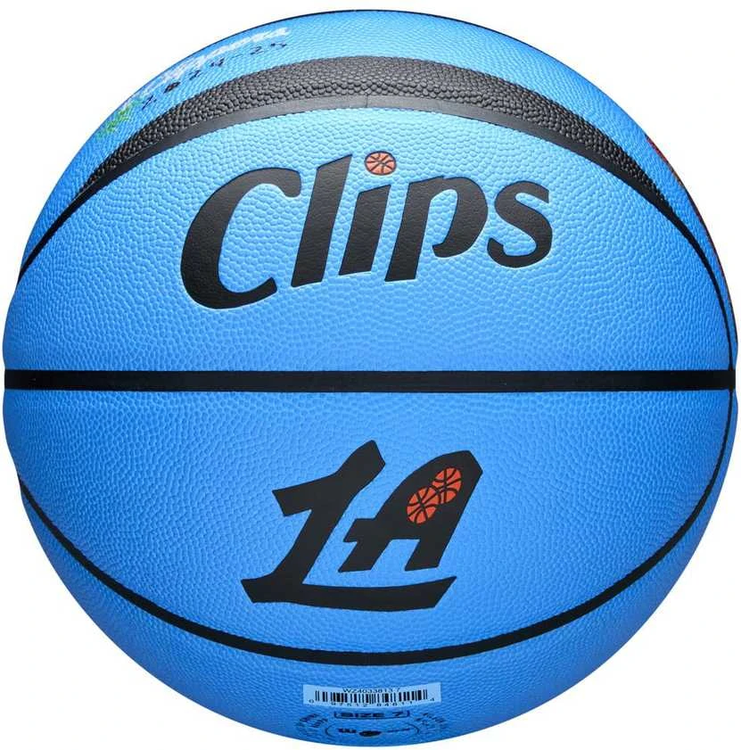WILSON NBA TEAM CITY COLLECTOR LA CLIPPERS krepšinio kamuolys