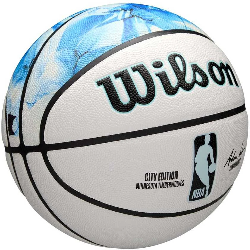 WILSON NBA TEAM CITY COLLECTOR MINNESOTA TIMBERWOLVES krepšinio kamuolys