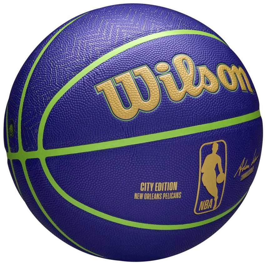 WILSON NBA TEAM CITY COLLECTOR NEW ORLEANS PELICANS krepšinio kamuolys