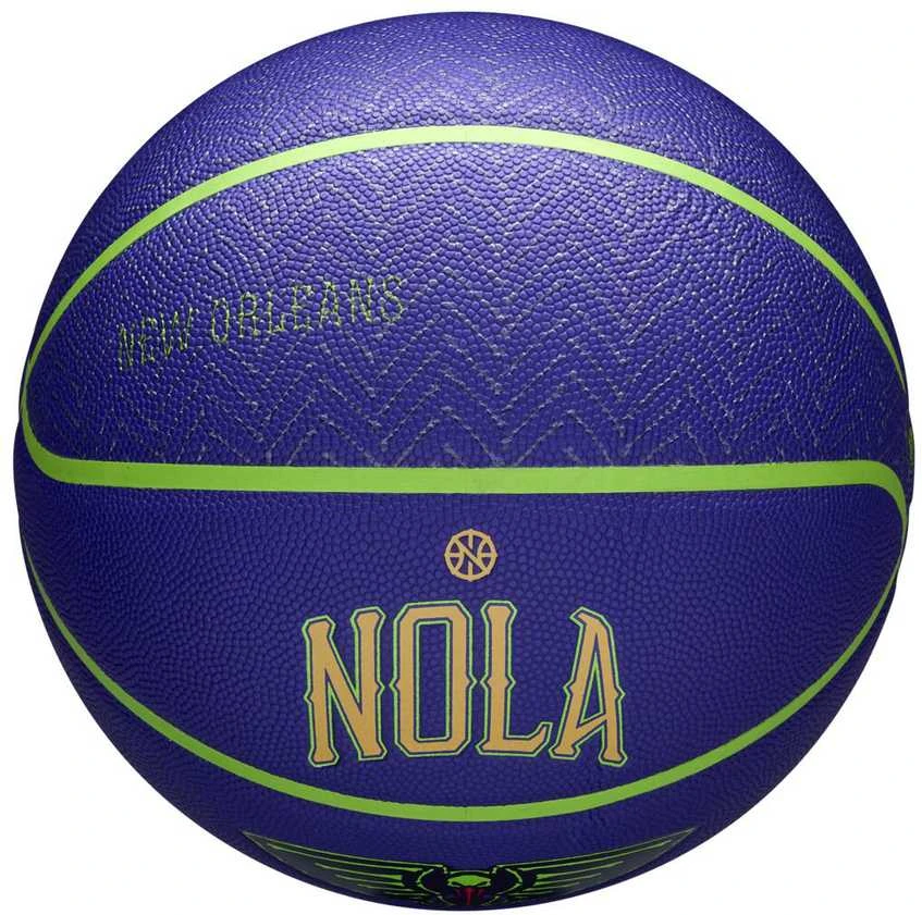 WILSON NBA TEAM CITY COLLECTOR NEW ORLEANS PELICANS krepšinio kamuolys