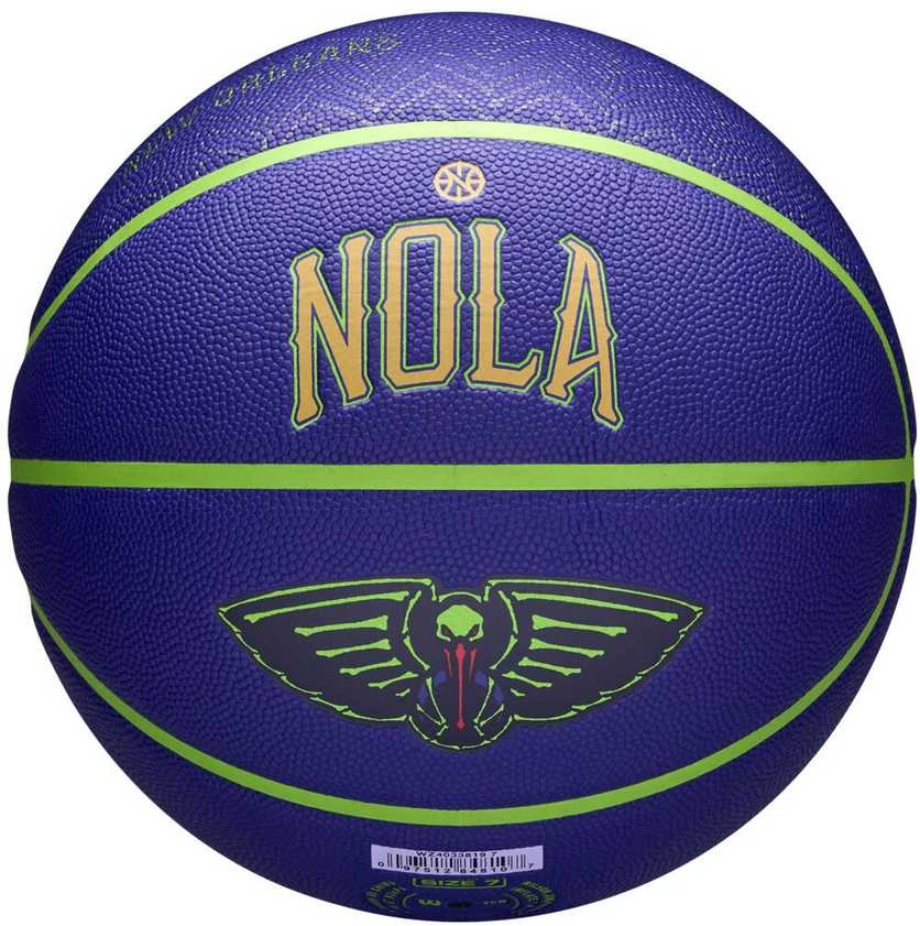 WILSON NBA TEAM CITY COLLECTOR NEW ORLEANS PELICANS krepšinio kamuolys