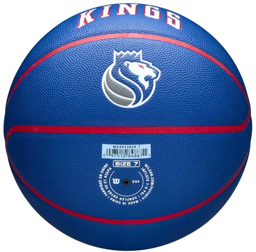 WILSON NBA TEAM CITY COLLECTOR SACRAMENTO KINGS krepšinio kamuolys