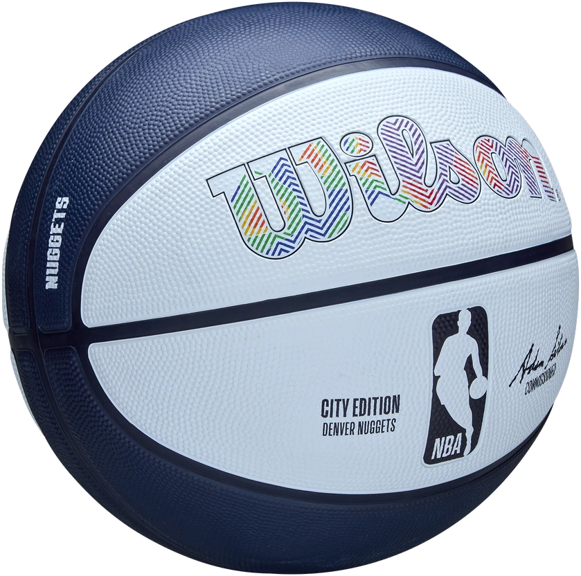WILSON NBA TEAM CITY EDITION DENVER NUGGETS krepšinio kamuolys