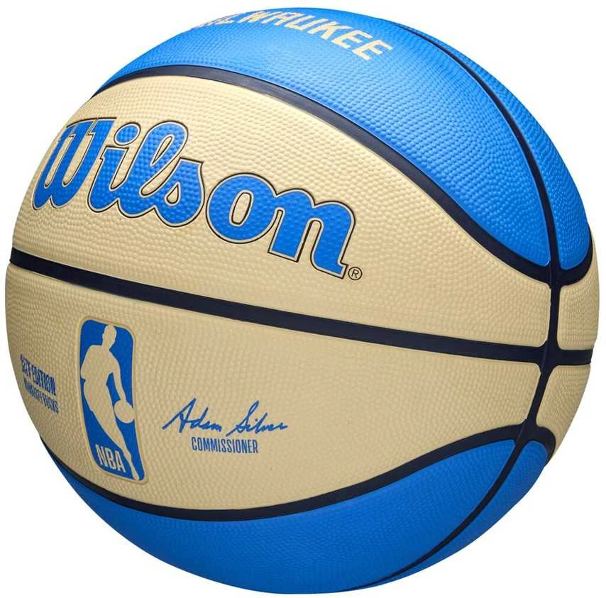 WILSON NBA TEAM CITY EDITION MILWAUKEE BUCKS krepšinio kamuolys