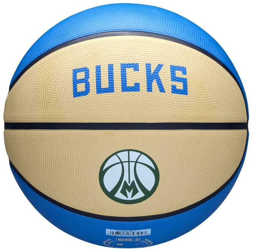 WILSON NBA TEAM CITY EDITION MILWAUKEE BUCKS krepšinio kamuolys