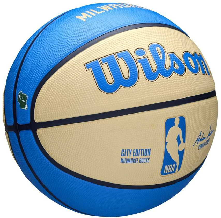 WILSON NBA TEAM CITY EDITION MILWAUKEE BUCKS krepšinio kamuolys