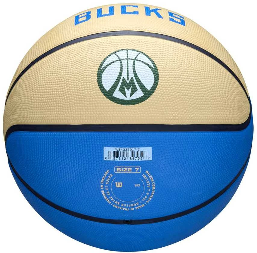 WILSON NBA TEAM CITY EDITION MILWAUKEE BUCKS krepšinio kamuolys