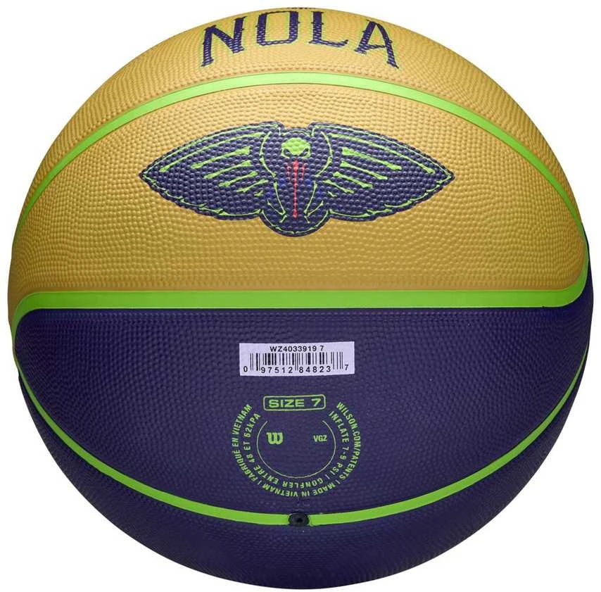 WILSON NBA TEAM CITY EDITION NEW ORLEANS PELICANS krepšinio kamuolys