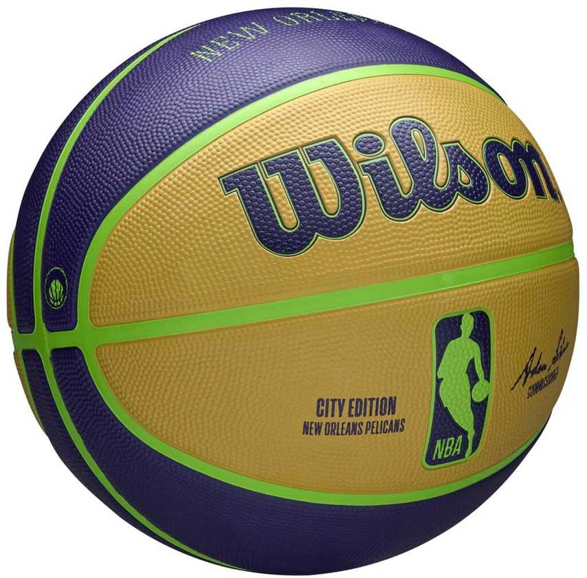 WILSON NBA TEAM CITY EDITION NEW ORLEANS PELICANS krepšinio kamuolys