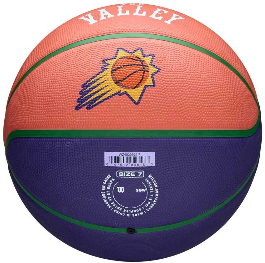 WILSON NBA TEAM CITY EDITION PHOENIX SUNS krepšinio kamuolys