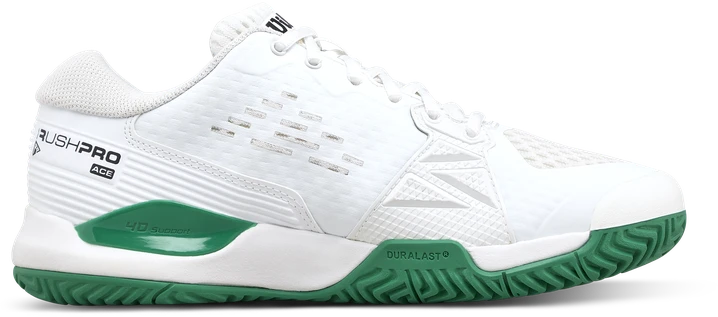 Wilson Rush Pro Ace JR teniso bateliai, baltas profilis