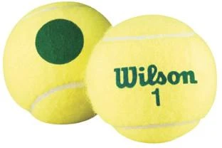 WILSON STARTER Žalias teniso kamuoliukai (4 kam.)
