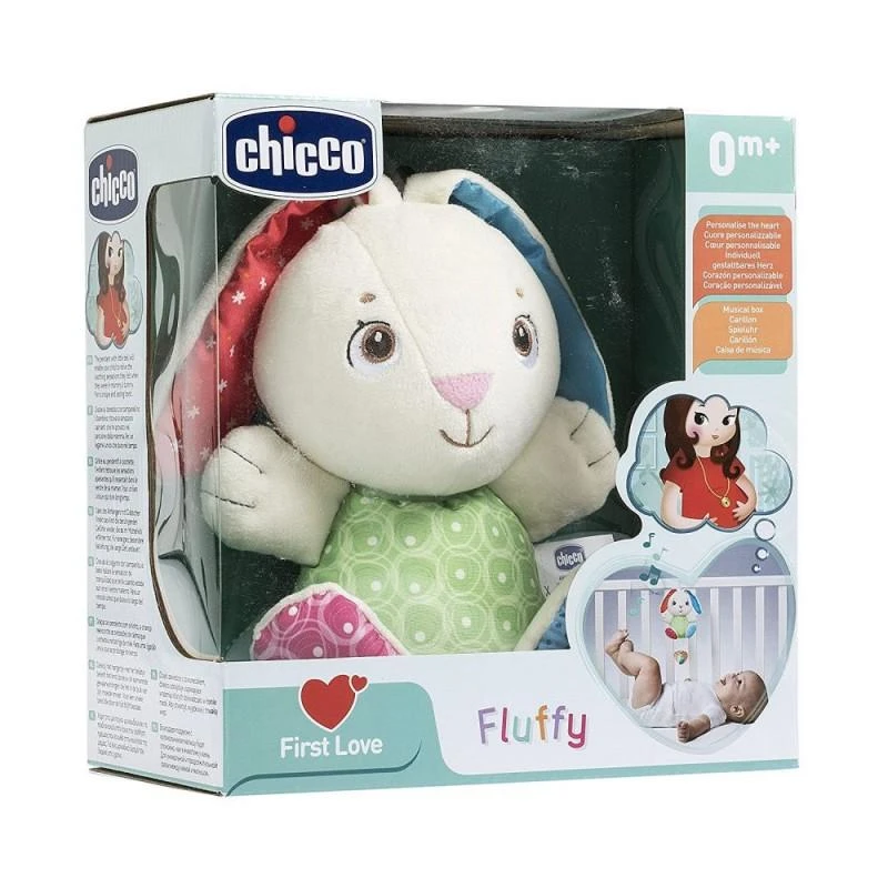 Chicco Muzikinis triušiukas Fluffy „FIRST LOVE“